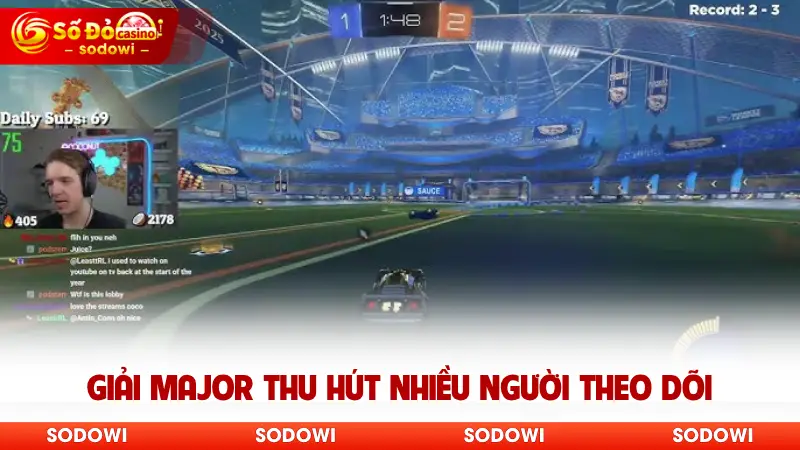 Rocket League SODO - Tựa Game Cá Cược Bóng Đá Cực Thú Vị 4 Giải Major thu hút nhiều người theo dõi